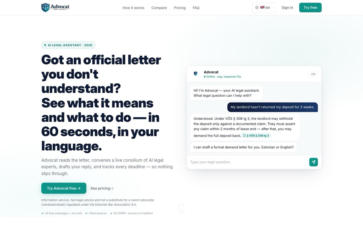 Advocat — advocat.ee